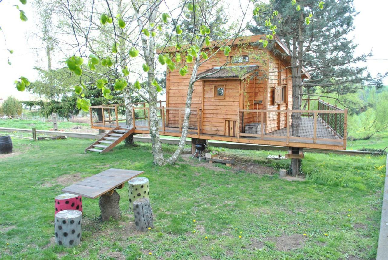 L'Etournelle - Cabane Perchee Chaussan Exterior foto